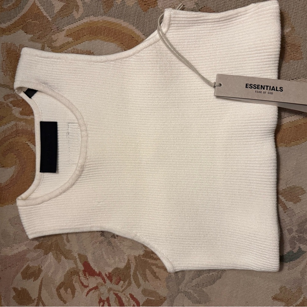 FEAR OF GOD ESSENTIALS Rib Crop Tank - Picture 2 of 6